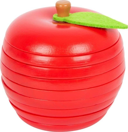 Układanka drewniana Jabłuszko 11915-Small Foot, układanki logiczne