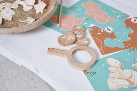 Układanka wykopaliska Dinozaury 4+, Janod