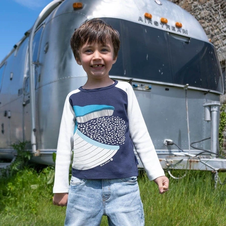 ZKoszulka z długim rękawem WIELORYB 6 lat 116 cm