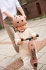 Zestaw SCOOTANDRIDE Highwaykick 1 Push and Go 2w1 Jeździk i hulajnoga z rączką do prowadzenia 1-5 lat Mocha + Kask Rozmiar XXS