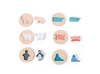 BS Toys, Drewniane puzzle konturowe - Dopasuj kształt