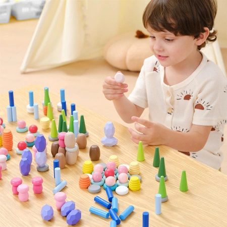 VIGA Klocki Nature Treasures Układanka