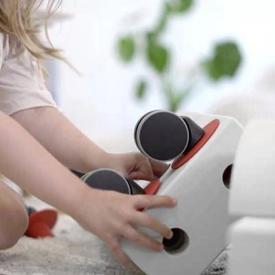 MODU Curiosity kit 4in1 - Kreatywne klocki rozwijające motorykę dużą, czerwony