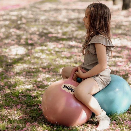 Piłka do skakania Find that Hippo - Różowa