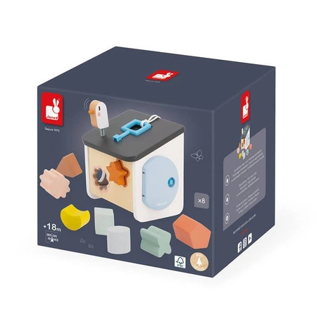 Drewniany sorter Domek dla ptaszków Sweet Cocoon 18 m +, Janod