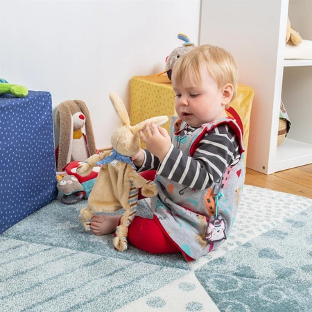 Pierwsza przytulanka komforter Króliczek szmatka maskotka dzieci sigikid