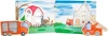 Drewniana książka dla dzieci z figurkami Straż pożarna 12040-SFD-Small Foot Design, zabawki edukacyjne