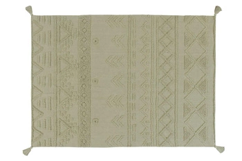 Dywan bawełniany Tribu Olive M 140x200 cm Lorena Canals