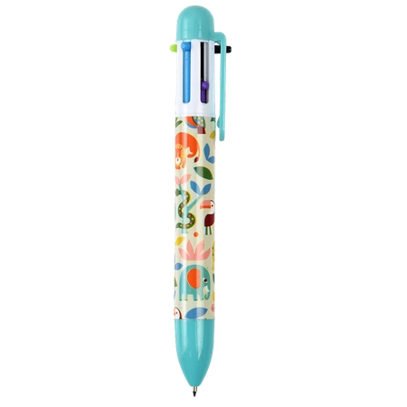 Długopis 6 kolorów, Dzikie Zwierzęta, Rex London