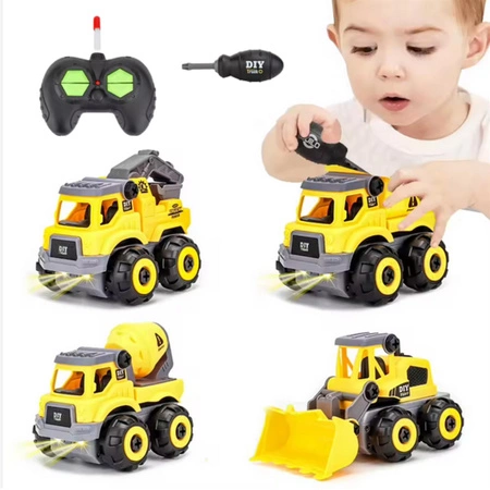 WOOPIE Zdalnie Sterowany Samochodzik Budowlany DIY