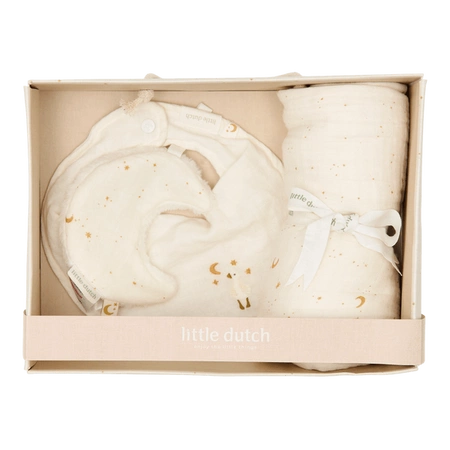 Little Dutch Chusteczki muślinowe 25x25 cm Blueberry Leaves & Sage