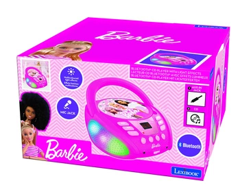 Odtwarzacz CD Bluetooth Barbie Lexibook RCD109BB