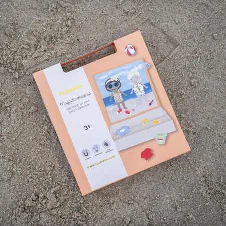 Filibabba Gra magnetyczna Ubieranka A day at the beach