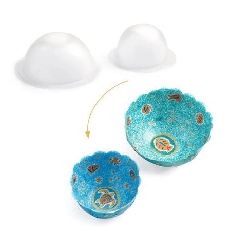 Zrób to sam -PAPIEROWE MISECZKI NIEBIESKIE DJ07983