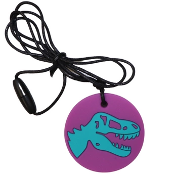 Gryzak terapeutyczny, dinozaur, fioletowy, Jellystone Designs