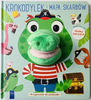 Krokodylek i mapa skarbów. Przyjaciele do poduszki