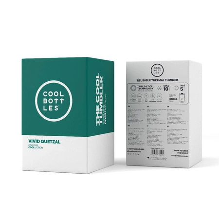 Cool Bottles Kubek termiczny 330 ml Triple cool Vivid Quetzal