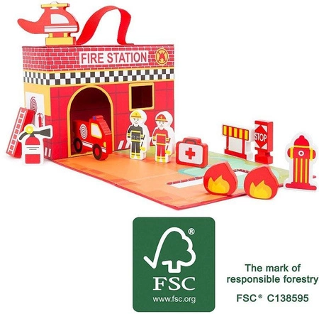 Zestaw dla dzieci Remiza strażaka Small foot