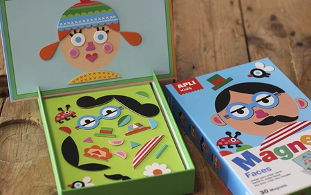 Magnetyczna układanka Apli Kids - Twarze