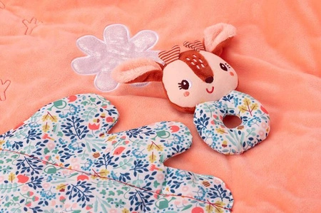 LILLIPUTIENS Aktywizująca mata do zabawy i śpiwór 2w1 Sarenka Stella 0 m+