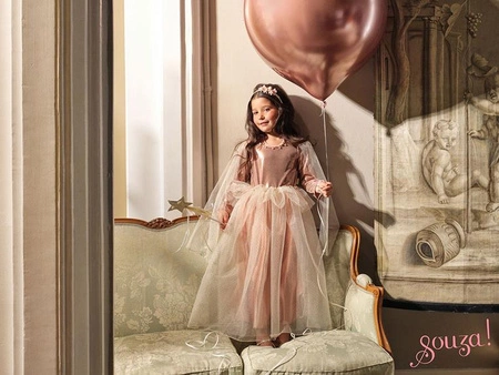 Souza! Sukienka wizytowa tiulowa z rękawami Philou 8-10 lat