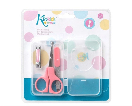 Zestaw do manicure, różowy, Kiokids