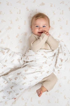 Little Dutch Chusteczki muślinowe 25x25 cm Blueberry Leaves & Sage