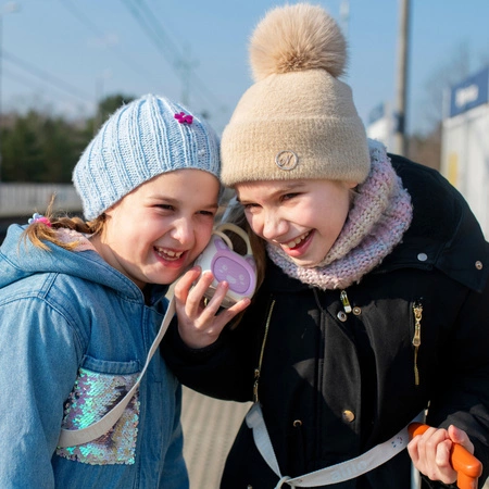 Alilo Pocket Bunny K1 - Odtwarzacz MP3 z Bluetooth - fioletowy