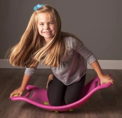 Fat Brain Toy Bujawka Teeter Popper Różowa