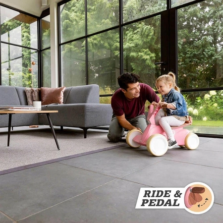 BERG GO2 Gokart Jeździk Rowerek 2w1 Retro Pink