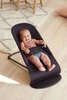 BABYBJORN - leżaczek BALANCE SOFT - Czarny / Ciemnoszary + Zabawka