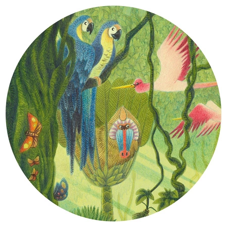 Puzzle tekturowe W DŻUNGLI 54 el.DJ07244