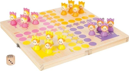 Gra planszowa typu chińczyk Korona 11105- Small foot, zabawki dla trzylatki