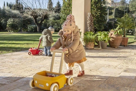 Chodzik dla dzieci żółty pchacz Roberto Mini Eolo Italtrike