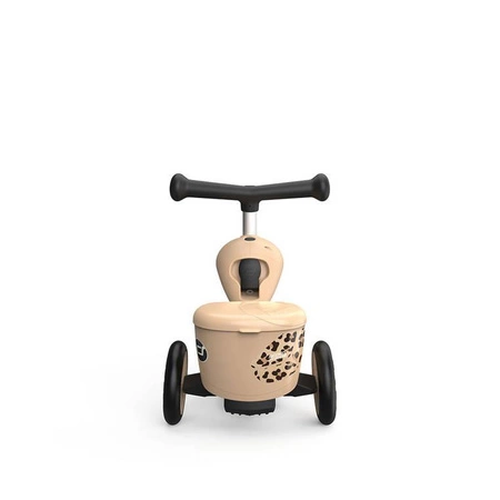 SCOOTANDRIDE Highwaykick 1 Lifestyle 2w1 Jeździk i hulajnoga z zamykanym schowkiem 1-5 lat Leopard