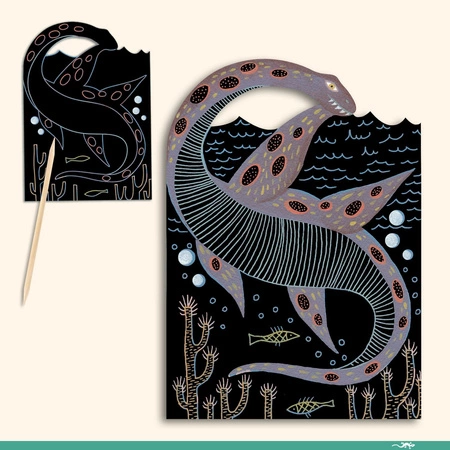 Zestaw artystyczny "ŚWIAT DINOZAURÓW" 6w1 DJ09331