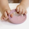 EZPZ Zestaw silikonowych gryzaków sensomotorycznych Oral Development Tools pastelowy róż