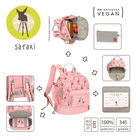 Lassig Plecak mini Safari Żyrafa