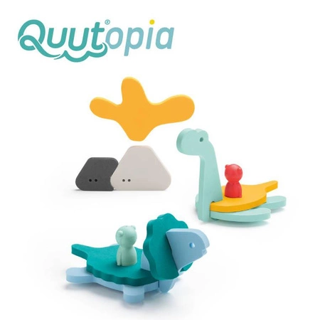 QUUT Zestaw puzzli piankowych 3D Quutopia Świat dinozaurów