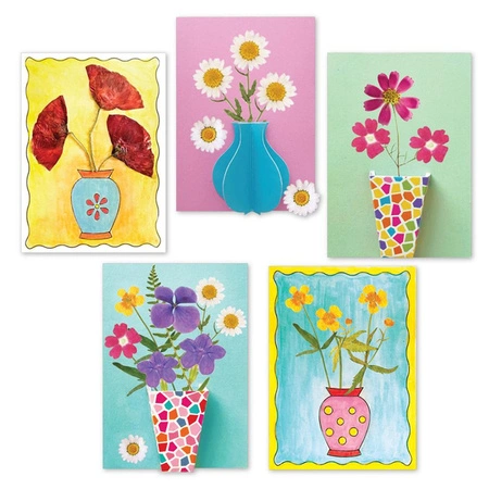 Box Candiy, zestaw artystyczny z prasą do suszenia roślin