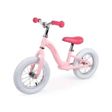 Metalowy rowerek biegowy Bikloon Vintage 3+ różowy, Janod