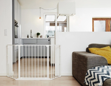 Baby Dan - Bramka ochronna FLEX M, biały