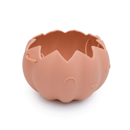 Silikonowe wiaderko Dynia We Might Be Tiny - Dark Peach
