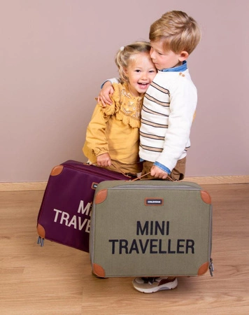 Childhome Walizka dziecięca Mini Traveller Kanwas Khaki