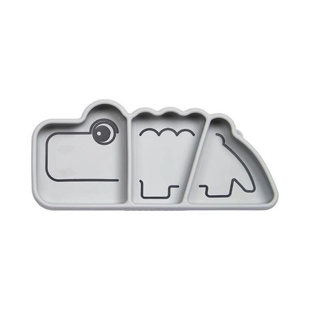 Done by Deer Talerzyk z Przyssawką Grey