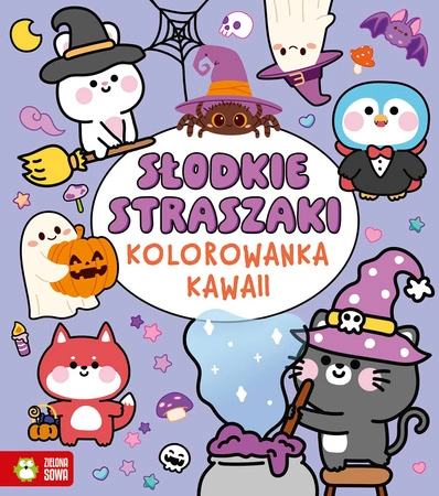 Słodkie straszaki. Kolorowanka Kawaii