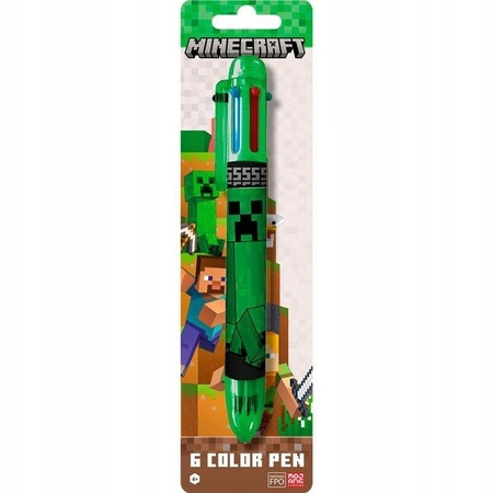 Długopis Minecraft 6 kolorów MC00035