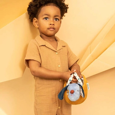 Lilliputiens Przytulanka piesek z koszyczkiem i akcesoriami Piesek Jules 12 m+