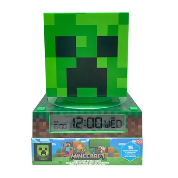 Creeper Lampka z Budzikiem Minecraft
