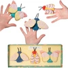 Pacynki na palce Motyle zestaw Natural Historian 218460-Manhattan Toy, zabawa w teatrzyk